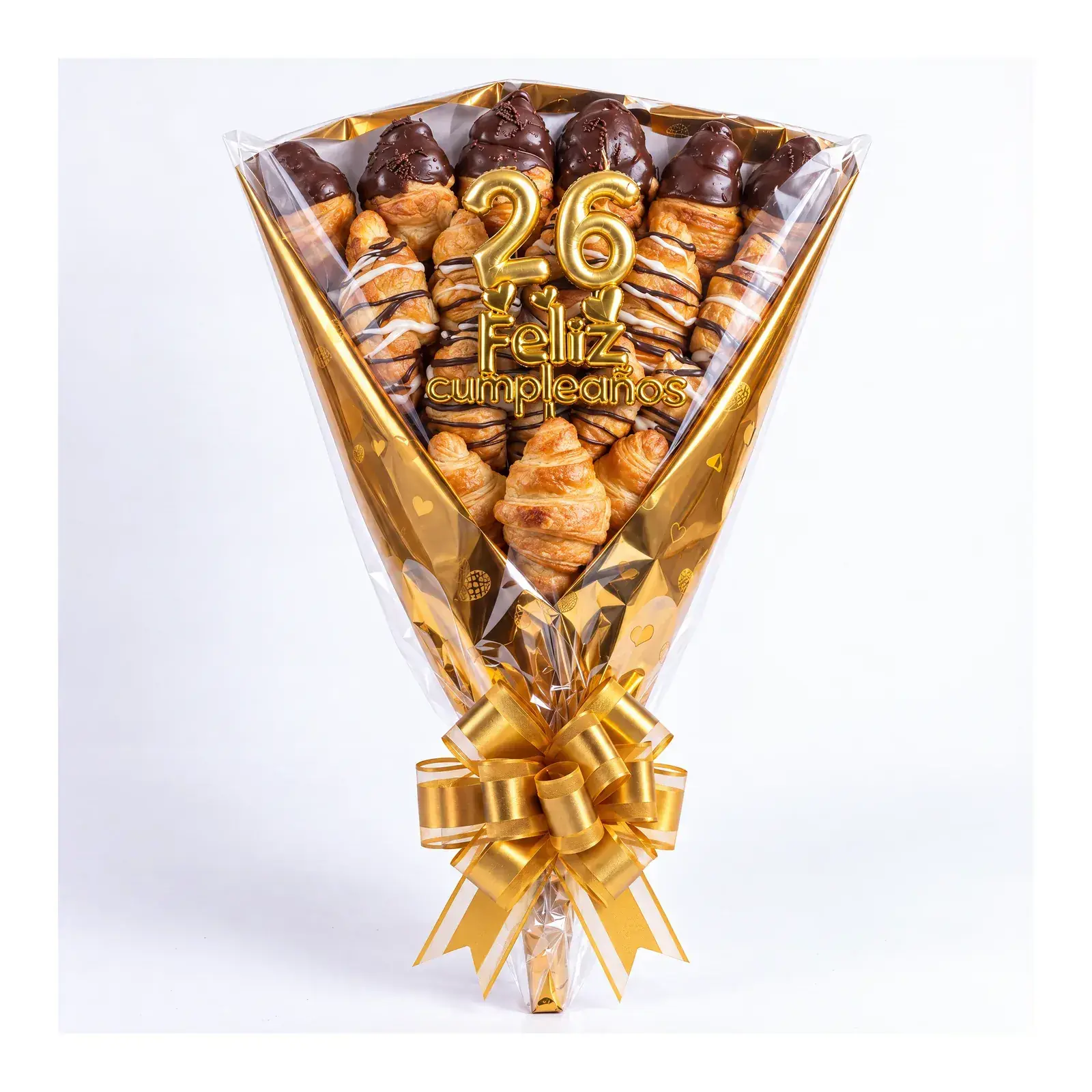 Ramo de Croissants Cumpleaños de 18 croissants